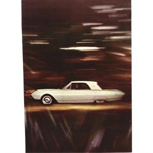 1961 Ad Thunderbird Ford Country Sports Car Luxury Auto Vintage Print 2 PG 9 in